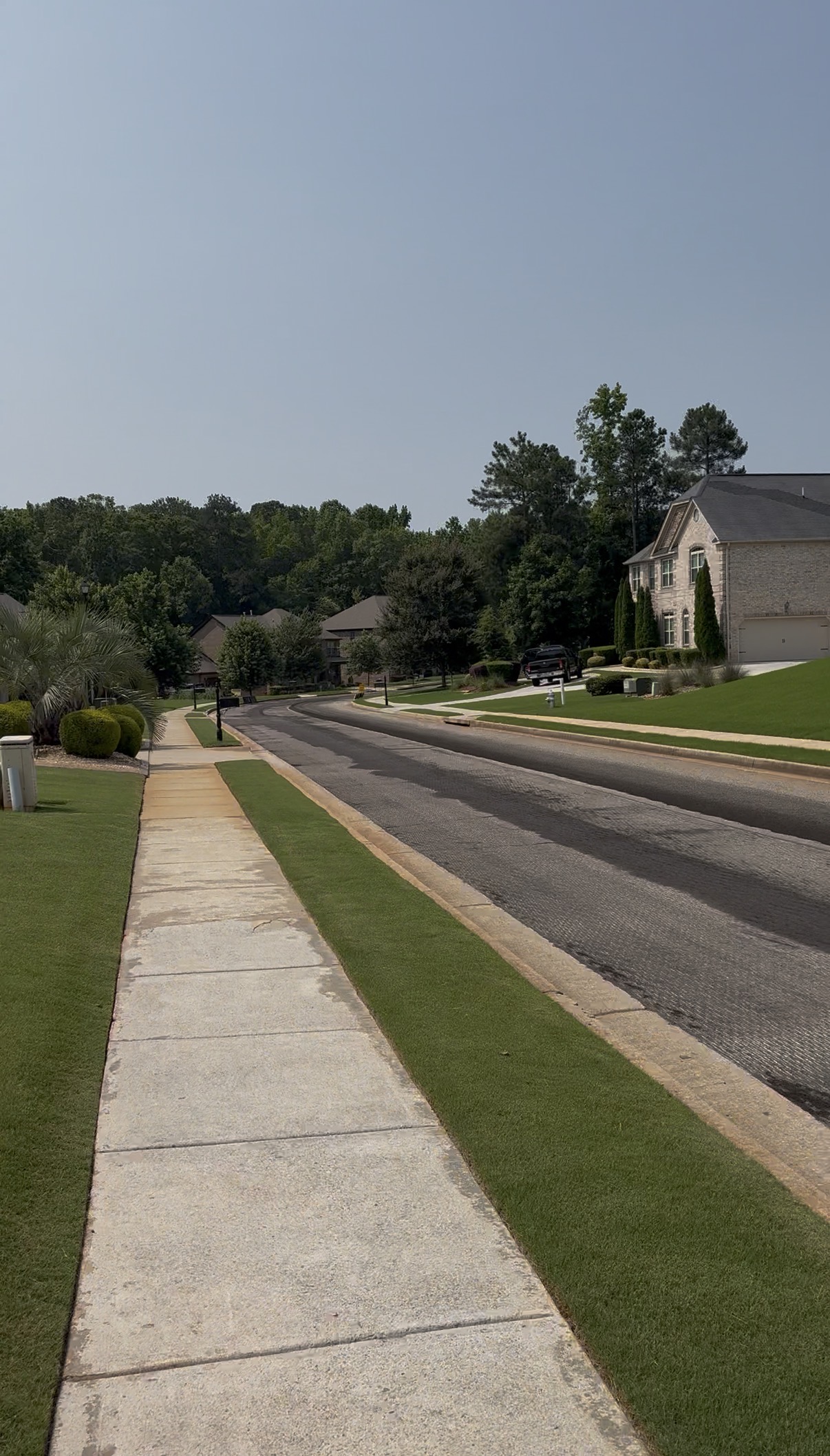 Commercial asphalt milling project
